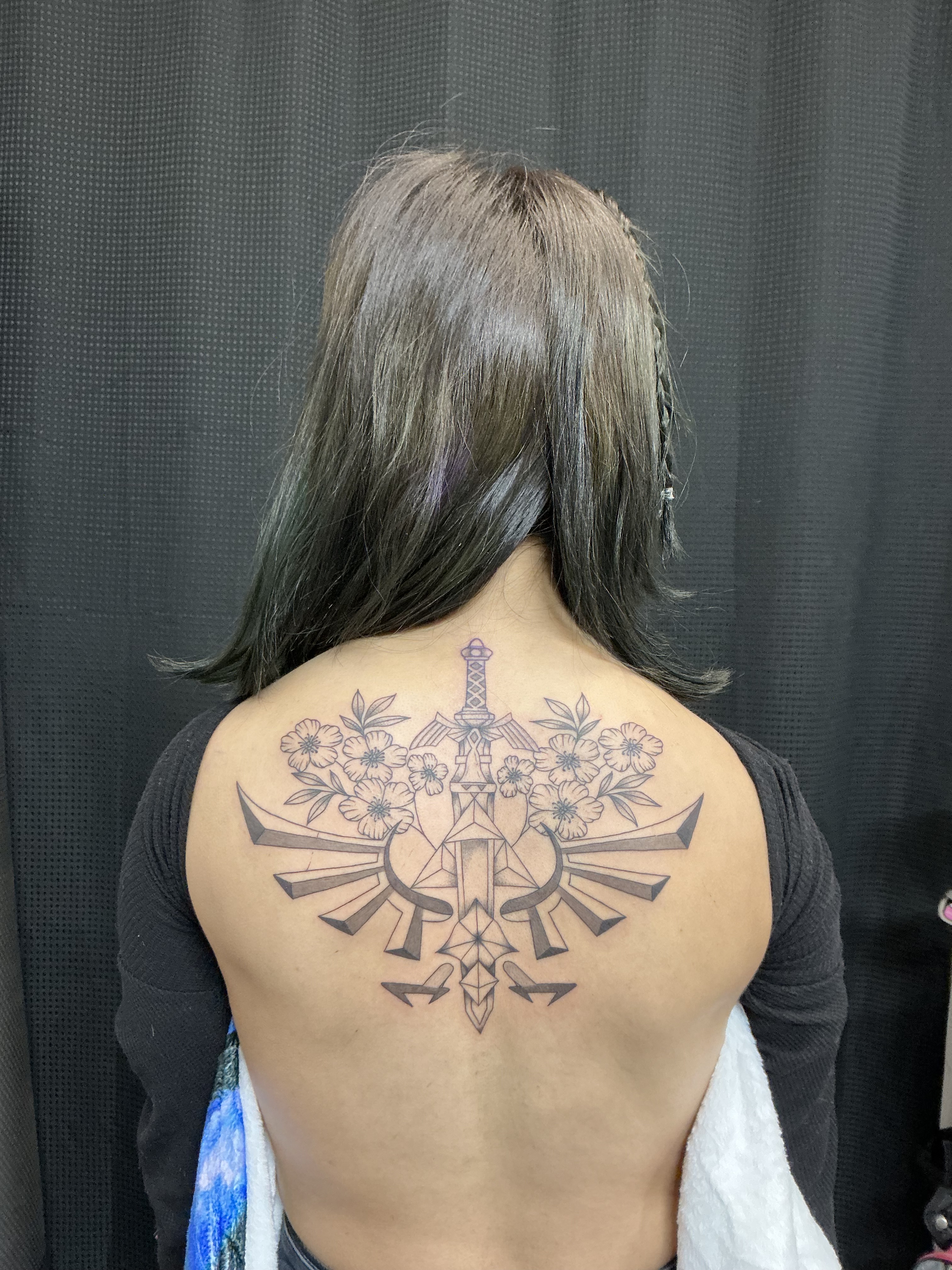 Full back tattoo